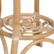 Mesa auxiliar 50 x 50 x 67 cm Natural Beige Ratán