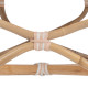 Dining Chair 47 x 54 x 93 cm Natural Beige Rattan