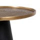 Side table 59 x 59 x 46 cm Black Golden Aluminium