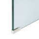 Side table Transparent Tempered Glass 63 x 50 x 48 cm