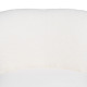 Armchair 62 x 75 x 74 cm Synthetic Fabric Metal White