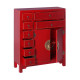 Aparador ORIENTE 73 x 26 x 90 cm Rojo Madera