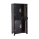 Sideboard ORIENTE 63 x 33 x 131 cm Black Wood