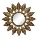 Wall mirror 90 x 1,75 x 90 cm Golden DMF