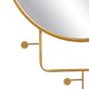 Wall mirror 76 x 6 x 104 cm Golden Metal