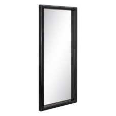 Wall mirror 36 x 4 x 80 cm Black Mango wood