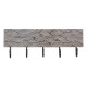 Perchero de Pared 45,5 x 7 x 15,5 cm Metal Madera