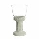 Candleholder 17,5 x 17,5 x 33,5 cm Crystal Grey Cement