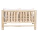 2-Seater Sofa AKAR Natural Teak 131 x 80 x 77,5 cm