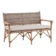 Sofa 124,5 x 70 x 80 cm Natural Rattan