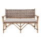 Sofa 124,5 x 70 x 80 cm Natural Rattan