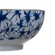 Ensaladera 20 x 20 x 9,5 cm Porcelana Azul Blanco