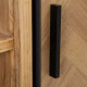 Aparador SPIKE 90 x 36 x 115,5 cm Natural Metal Madera