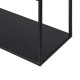 Shelves 70 x 13 x 70 cm Black Metal