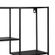 Shelves 70 x 13 x 70 cm Black Metal