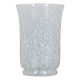 Jarrón Cristal Blanco 15 x 15 x 22 cm