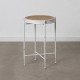 Side table 40 x 40 x 62 cm Metal White