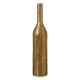 Vase 12 x 12 x 61 cm Golden Aluminium