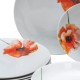 Tableware 18 Pieces Porcelain 1 cm Poppy