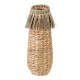 Vase Natural 12 x 12 x 40 cm Natural Fibre