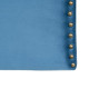 Cabecero de Cama 160 x 6 x 60 cm Tejido Sintético Azul