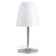 Lámpara de mesa Blanco Plateado Metal Cristal Hierro Hierro/Cristal 60 W 220 V 240 V 220 -240 V 28 x 28 x 56 cm