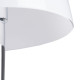 Lámpara de mesa Blanco Plateado Metal Cristal Hierro Hierro/Cristal 60 W 220 V 240 V 220 -240 V 28 x 28 x 56 cm