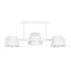 Ceiling Light 62,5 x 38 x 27,5 cm Metal White Ø 10 cm