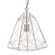 Ceiling Light Metal Silver 34 x 34 x 38 cm