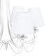 Ceiling Light 53 x 53 x 112 cm Metal White Ø 15 cm Classic