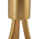 Lámpara de Techo 22 x 22 x 120 cm Cristal Dorado Metal