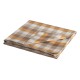 Tablecloth 140 x 140 cm Polyester Ocre 100% cotton