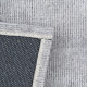 Carpet 80 x 150 cm Grey Polyester Cotton