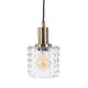 Ceiling Light Crystal Metal 12 x 12 x 23 cm