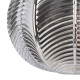 Lámpara de Techo 34,5 x 34,5 x 130 cm Cristal Gris