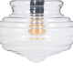 Ceiling Light 28 x 28 x 36 cm Crystal Metal Silver