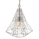 Ceiling Light Metal Silver 35 x 35 x 45 cm