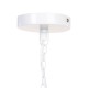 Ceiling Light Metal White 80 x 80 cm