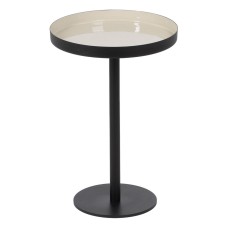 Side table Black Taupe Iron 30 x 30 x 44 cm