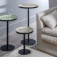 Side table Black Taupe Iron 30 x 30 x 44 cm