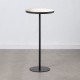 Side table 40 x 40 x 85 cm Black Cream Iron