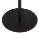 Side table 40 x 40 x 85 cm Black Cream Iron