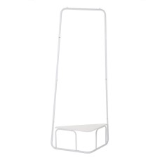 Coat rack 81 x 38 x 182 cm Metal White