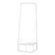 Coat rack 81 x 38 x 182 cm Metal White