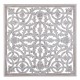 Wall Decoration White 90 x 1 x 90 cm DMF