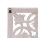 Wall Decoration White 90 x 1 x 90 cm DMF