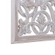 Wall Decoration White 90 x 1 x 90 cm DMF