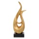 Figura Decorativa 12 x 9,5 x 40,5 cm Dorado