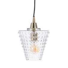 Ceiling Light Crystal Metal 20 x 20 x 27 cm