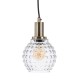 Ceiling Light Crystal Metal 16 x 16 x 24 cm